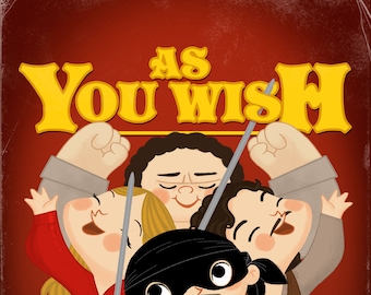 As You Wish 5X7 POSTCARD