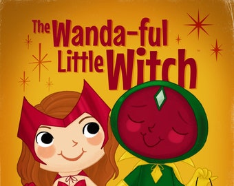 The Wanda-Ful Little Witch 8x10 PRINT