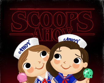 Scoops Ahoy - 8x10 PRINT