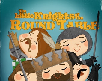 The Little Knights of the Round Table - 8X10 PRINT