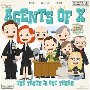 The Agents of X - 12.5 X 12.5 PRINT