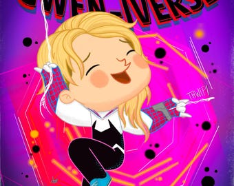 Across The Gwen-iverse - 5x7 Postcard