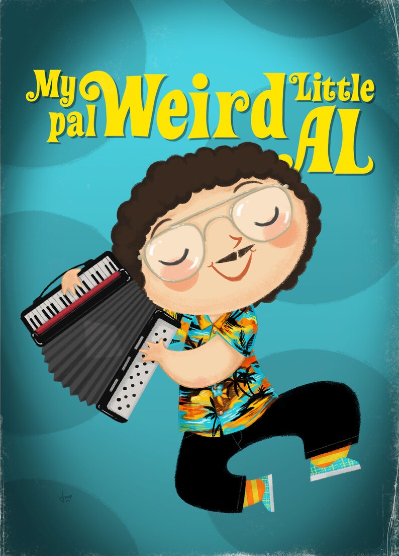 My Pal Weird Little Al 5x7 POSTCARD image 1