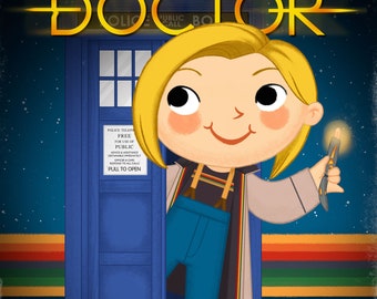 The 13th Little Doctor 5x7 POSTCARD