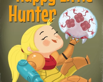 The Happy Little Hunter - 8x10 PRINT