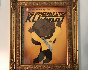 The Honorable Little Klingon - FRAMED 8x10 PRINT
