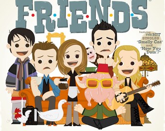 The Friends - 12.5 x 12.5 PRINT