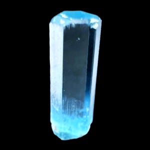 Aquamarine crystal natural blue aquamarine from vietnam, raw terminated aquamarine crystal, rare small aquamarine specimen