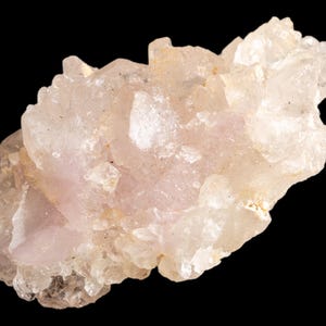 Canga rosa quartz crystal, raw pink quartz from brazil, natural rose quartz specimen, healing crystal, rare crystal for collectors