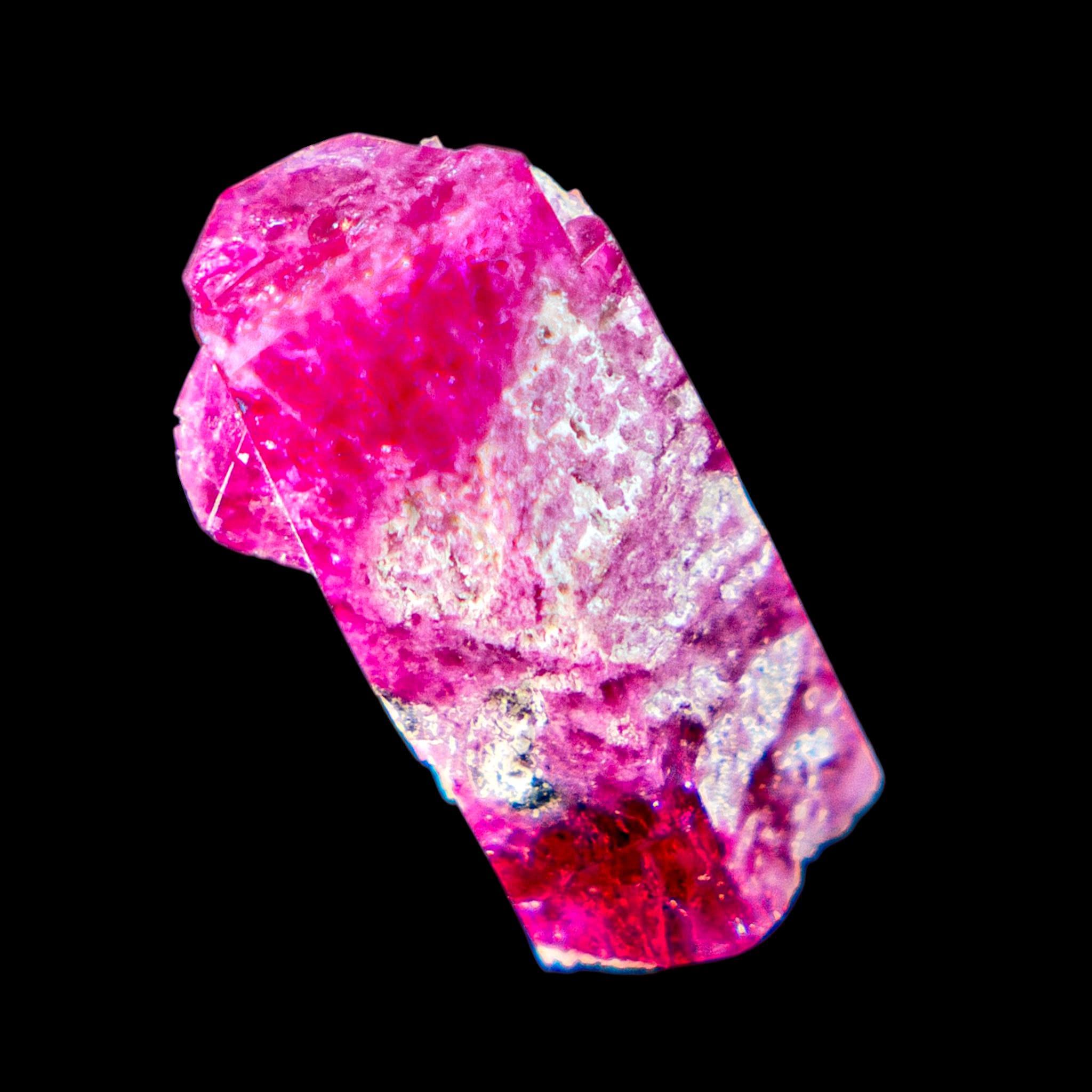 Beryl Ruby Red Beryl Crystal From Utah, Natural Terminated Prism With Vivid ...