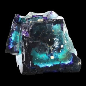 Fluorite crystal cluster from namibia, okorusu mine mineral specimen, cubic fluorite with matrix, rare crystal for collectors, display piece