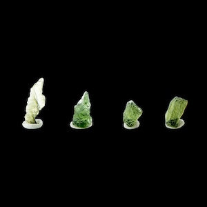 Raw moldavite crystals from czech republic, green moldavite set, natural moldavite stones, real moldavite tektite, raw budget moldavite lot
