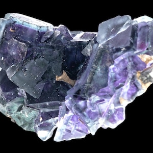 Purple fluorite cluster, green fluorite crystal specimen, cubic fluorite on matrix from okorusu namibia, natural fluorite crystal