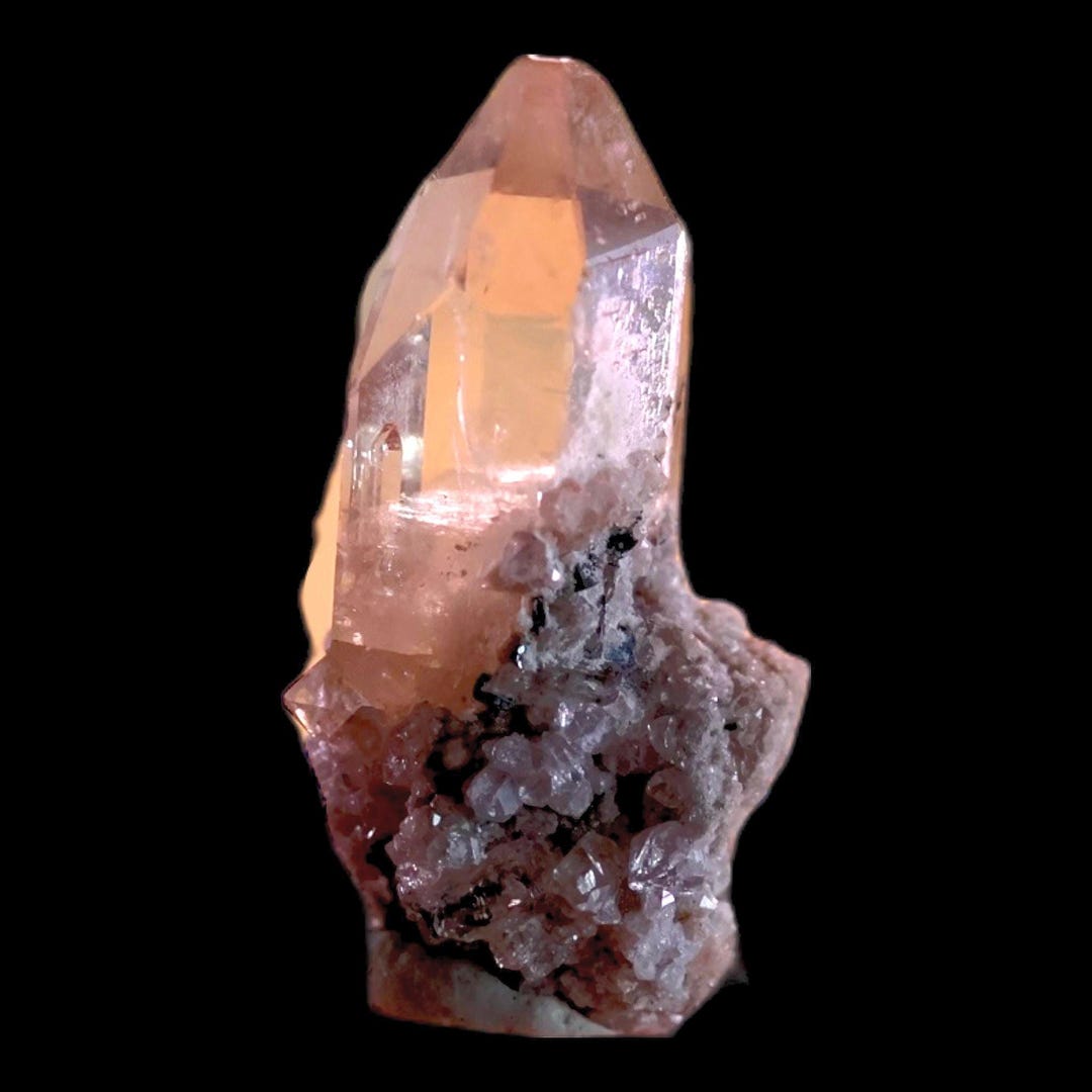 Topaz Matrix Topaz Crystal on Rhyolite Matrix From Thomas Range Utah, Natural ...