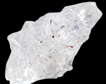 Pollucite crystal, clear etched pollucite mineral specimen from pakistan, rare collector crystal, ideal for thumbnail collectors