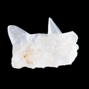 Clear quartz crystal cluster, swiss alpine quartz with sharp points, raw tessin quartz for collectors or display, gift mineral specimen