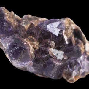 Purple fluorite cluster from pakistan, raw cubic fluorite crystal, natural mineral specimen, healing crystal, collector gift