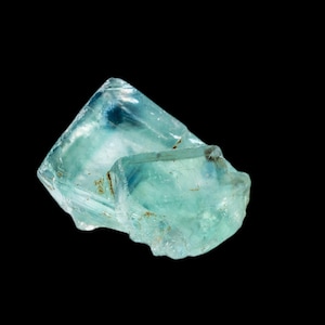 Mini fluorietkristalcluster uit okorusu-mijn Namibië, klein groen en blauw fluoriet, ruw fluorietmonster, verzamelkristal