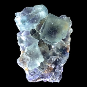 Okorusu fluorite cluster, namibia fluorite crystal, green cubic fluorite with matrix, small raw mineral specimen, collectible display piece