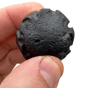 Rare rizalite tektite from philippines, natural black phillippinite meteorite glass, unpolished tektite like moldavite for starseed healers