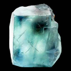 Groene fluorietkubus uit okorusu Namibië, natuurlijk fluorietkristalmonster, ruw groen mineraal voor verzamelaars en weergave