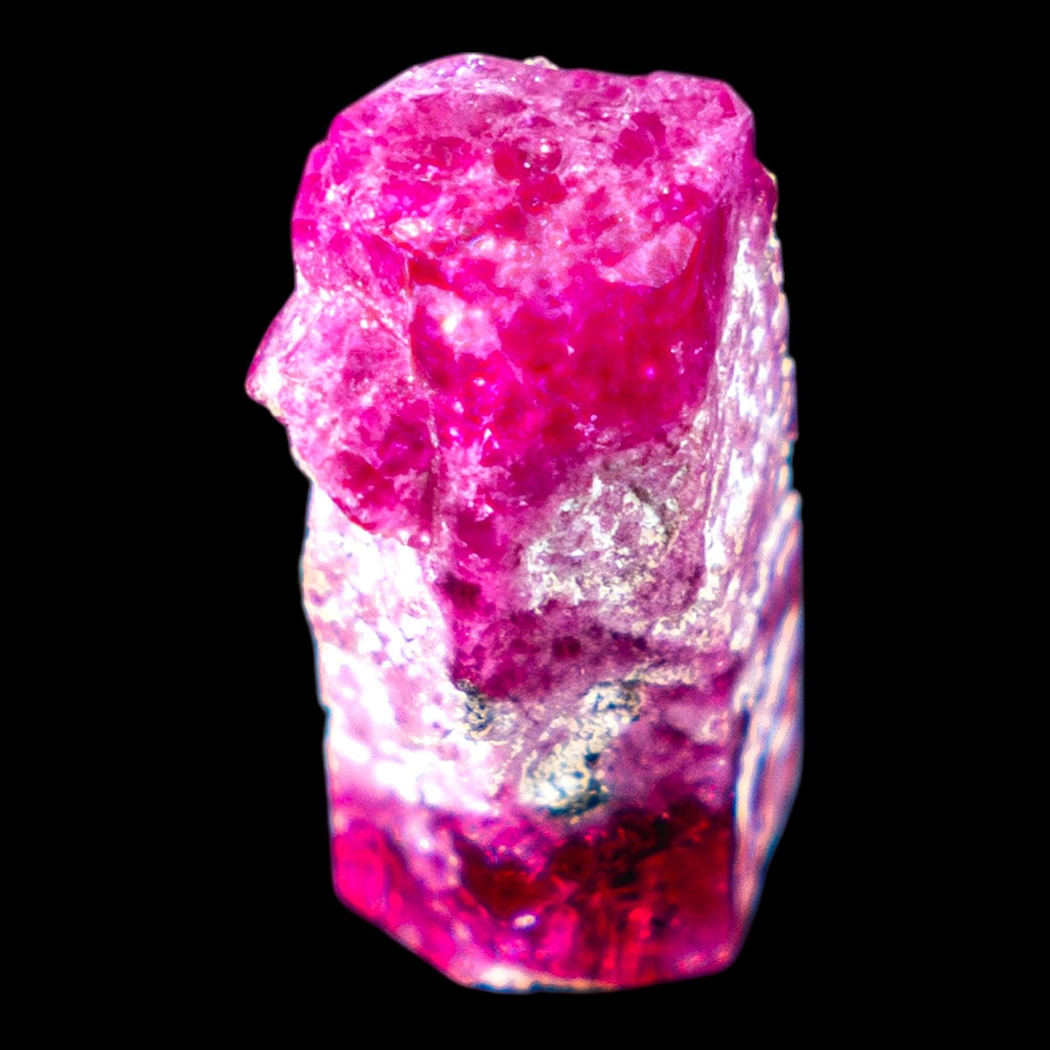 Beryl Ruby Red Beryl Crystal From Utah, Natural Terminated Prism With Vivid ...