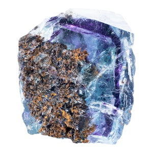 Raw purple fluorite crystal, okorusu mine namibia, cubic fluorite cluster, natural mineral specimen, small crystal, gift for collectors