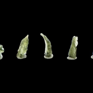 Moldavite crystal set from czech republic, raw moldavite crystals, natural tektite, collector lot, moldavite for sale, spiritual energy work