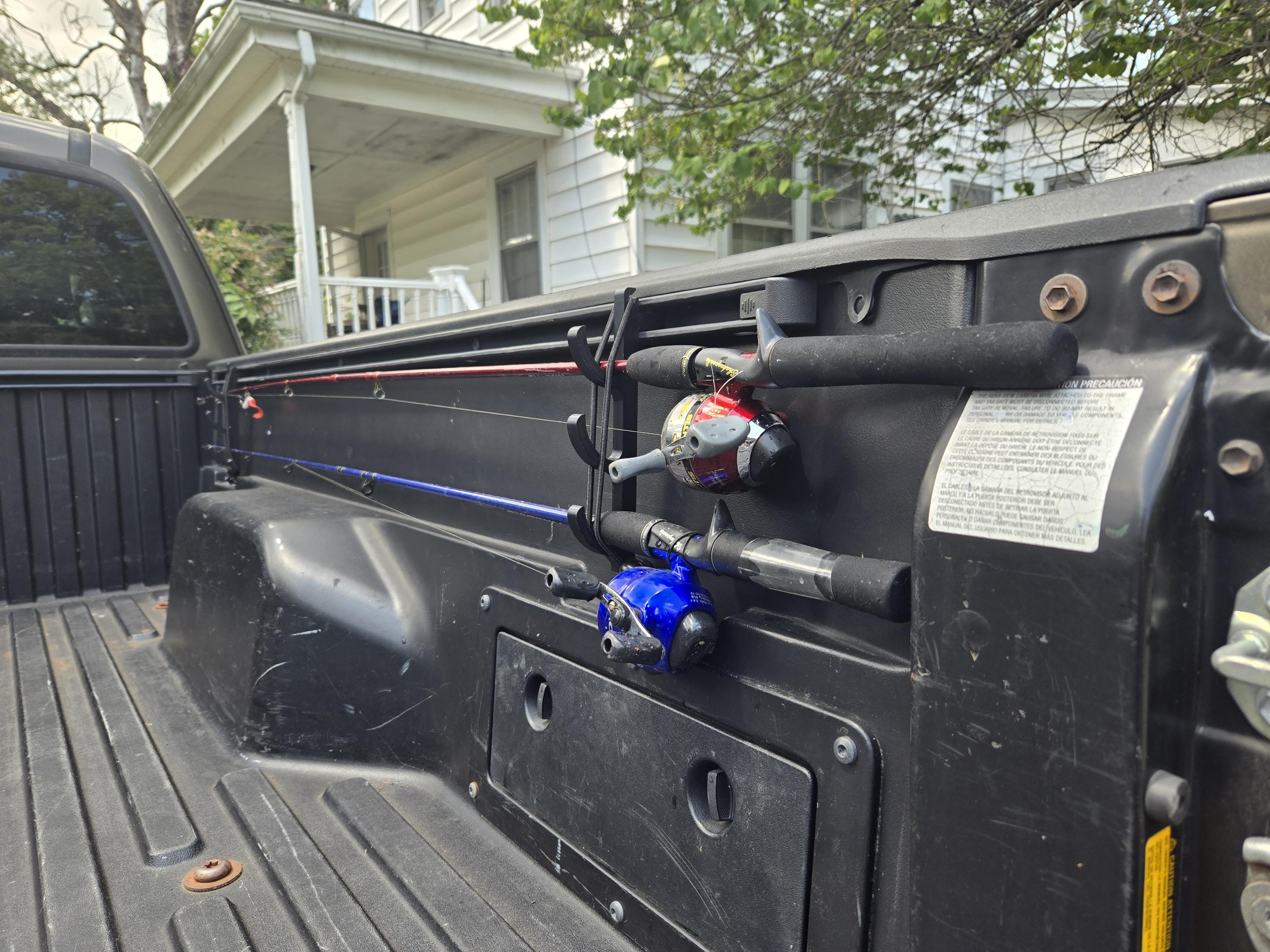 fishing pole holder for truck