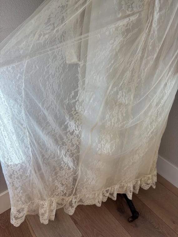 Vintage 1970's Gunne Sax Victorian Style Lace Dress - Gem