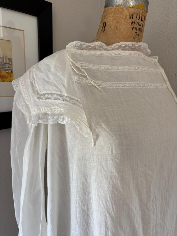 Antique Cotton Trousseau Gown View 5