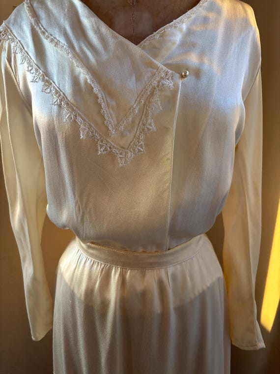 Vintage 1970's Jessica's Gunnies Blouse and Prair… - image 4