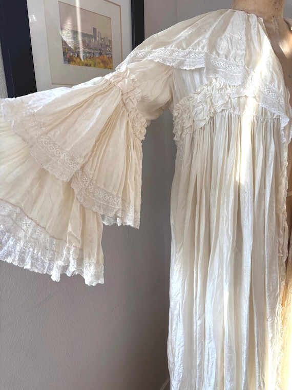Antique Silk Dressing Gown