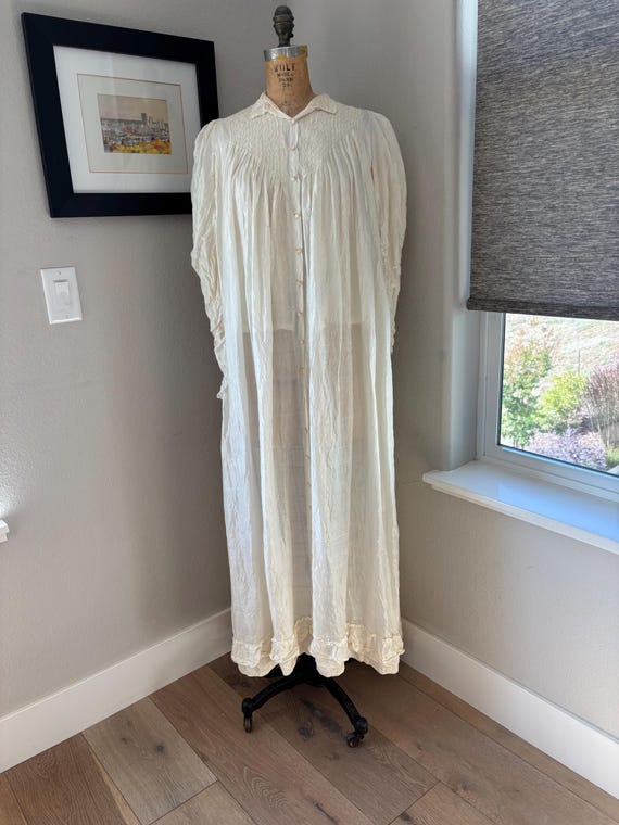 Antique Silk Trousseau Gown