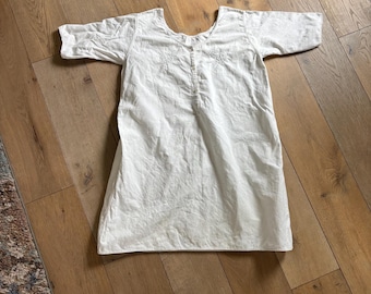 Antique Embroidered Cotton Chemise