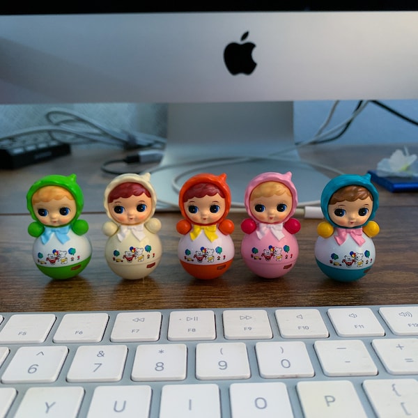 ggsdolls Finds: New Retro Colors Japan Gatcha Miniature Roly Poly Dolls