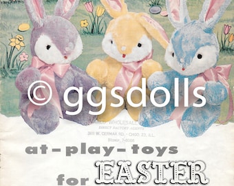 Digital Download of 1960s Rushton Co. Easter Dealer Catalog