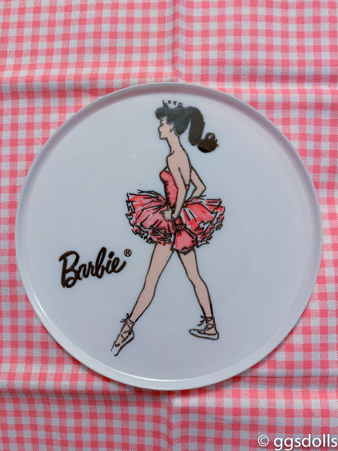 VTG Plastic Playscale Barbie Plates Cups With Utensils - Etsy
