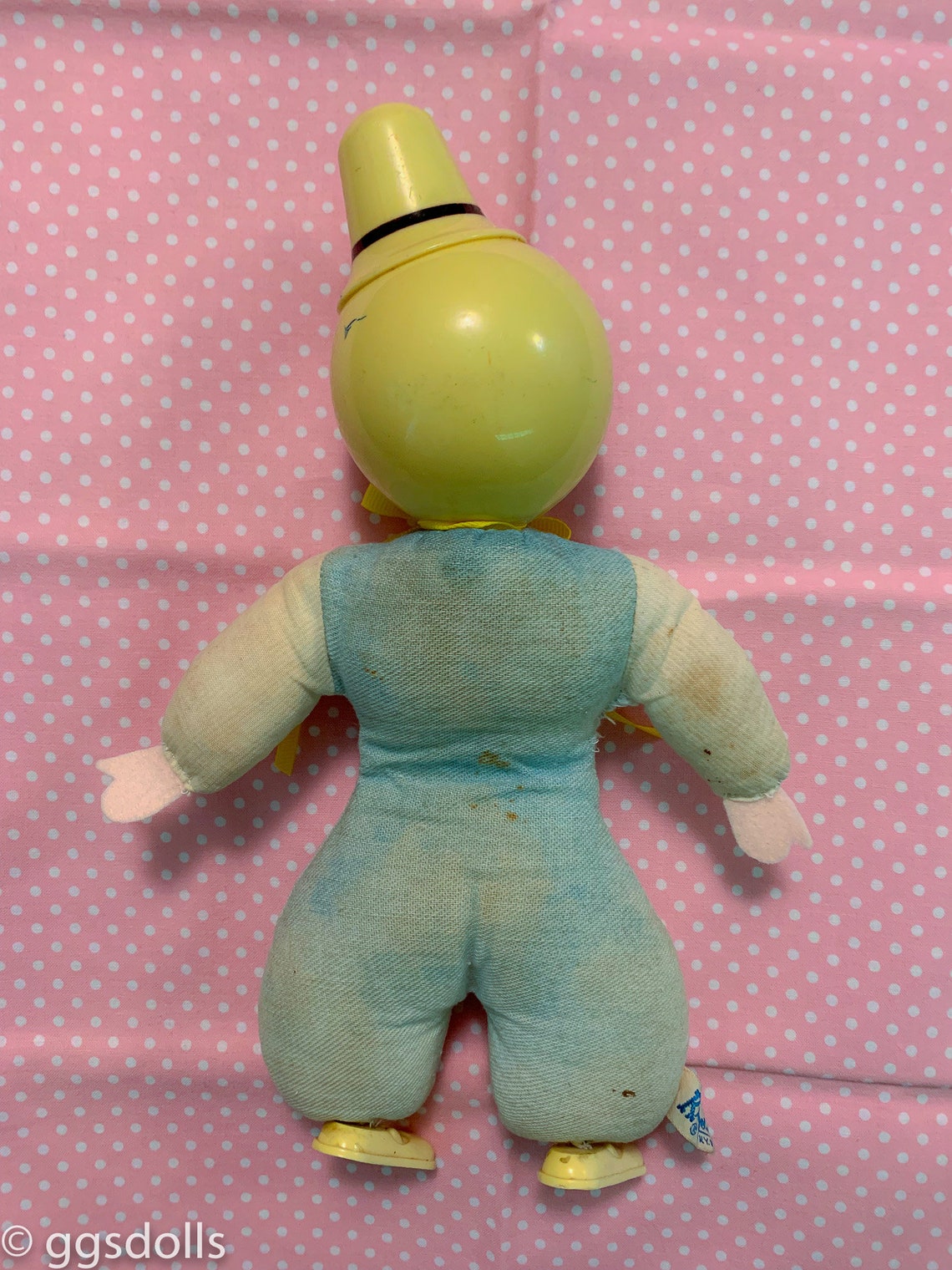 VTG Adorable Krueger Plastic Rattle Head Police Officer Doll Etsy
