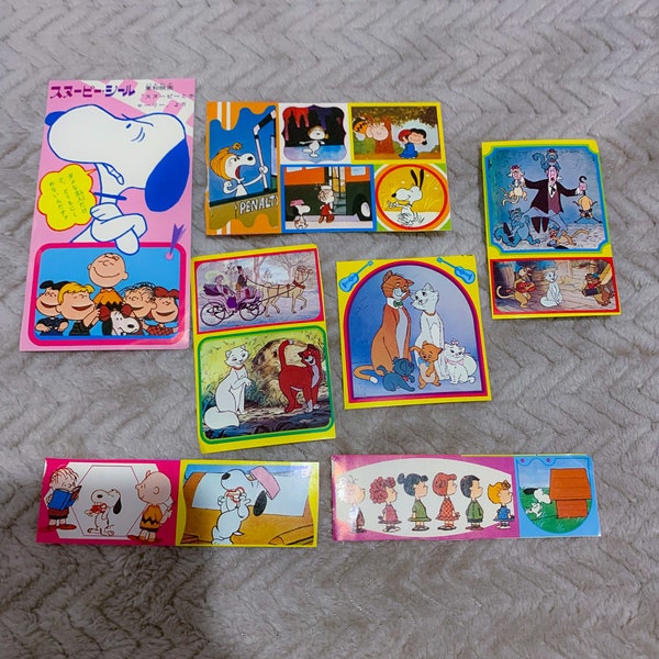 VTG Snoopy Charlie Brown Clippings Scrapbook Margaret Ribon Paper Ephemera Lot