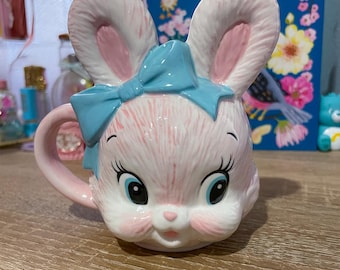ggsdolls Finds: Japan Brand Swimmer Bunny Rabbit Ceramic Mug