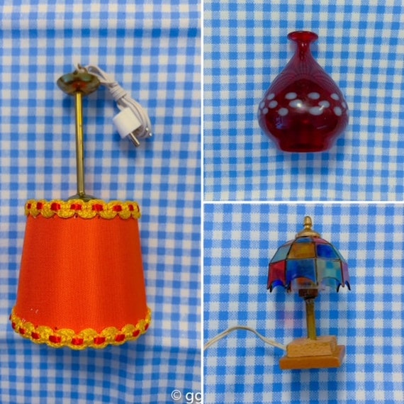 1/12 Miniatur Öllampe Für Puppenhaus – Metall-Deko Im Viktorianischen Stil, 2,3x1,6x3,9cm