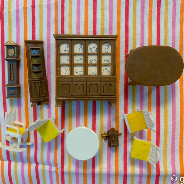 VTG Kunststoff Puppenhaus 1 24 Möbelsets Hong Kong