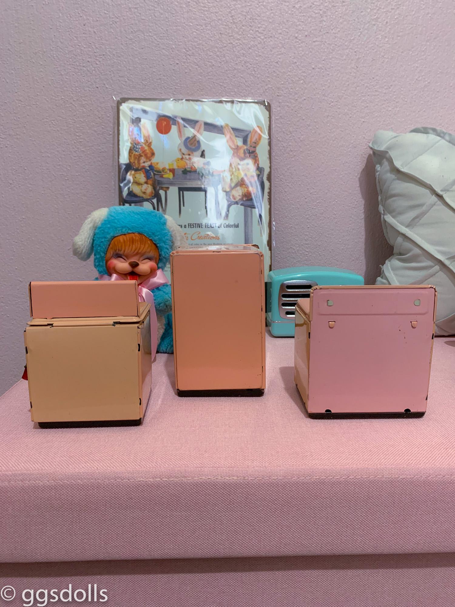 ディズニー □9157 Disney ディズニー ブリキ 子供 冷蔵庫 バンビ