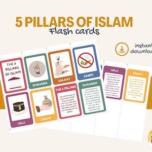 5 pillars of Islam flash cards