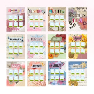 52 Scrapbook Themed Bookstagram Canva Templates for Instagram