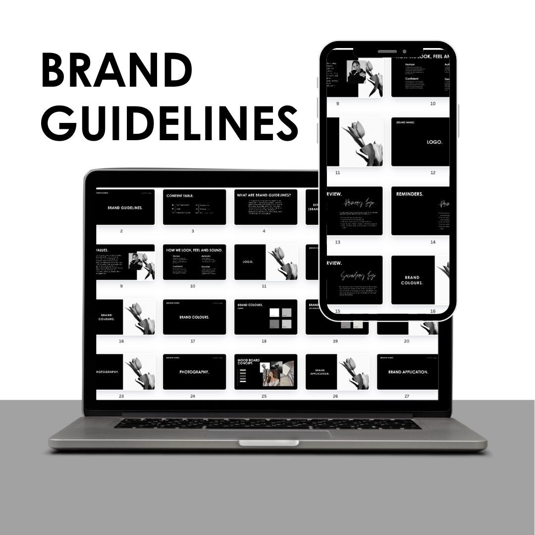 Brand Guidelines | Branding Kit | Canva Template | Branding | Business ...