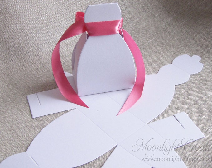 Bridal Shower Favors Dress Favor Boxes Wedding Shower Favor Etsy