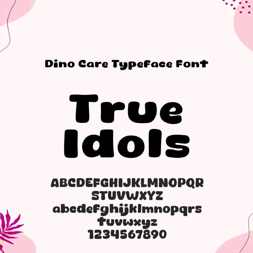 Dino Care Sans Font - Fun Font, Crafting Fonts, Goodnotes Font ...