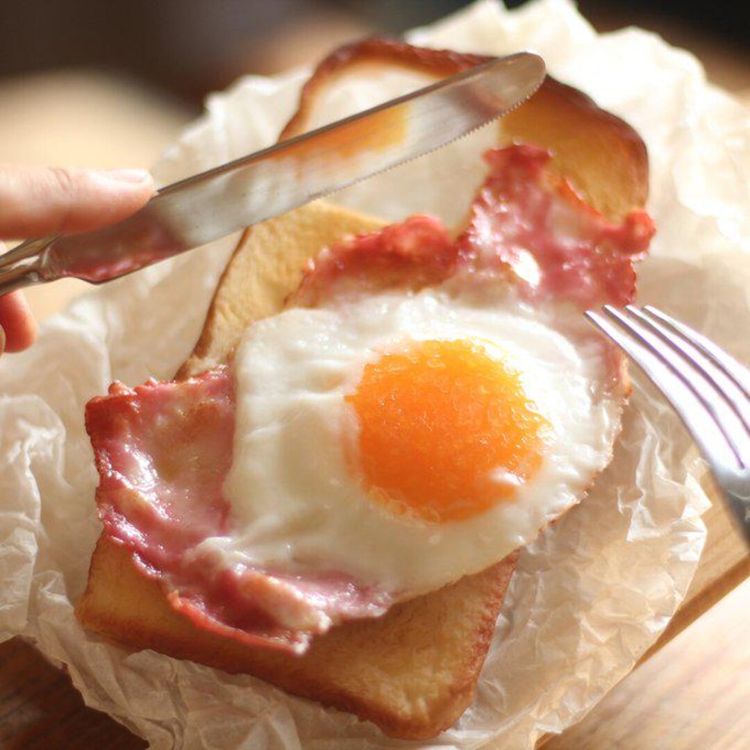One-month Wait Smartphone Grip: Bacon and Fried Egg - Etsy
